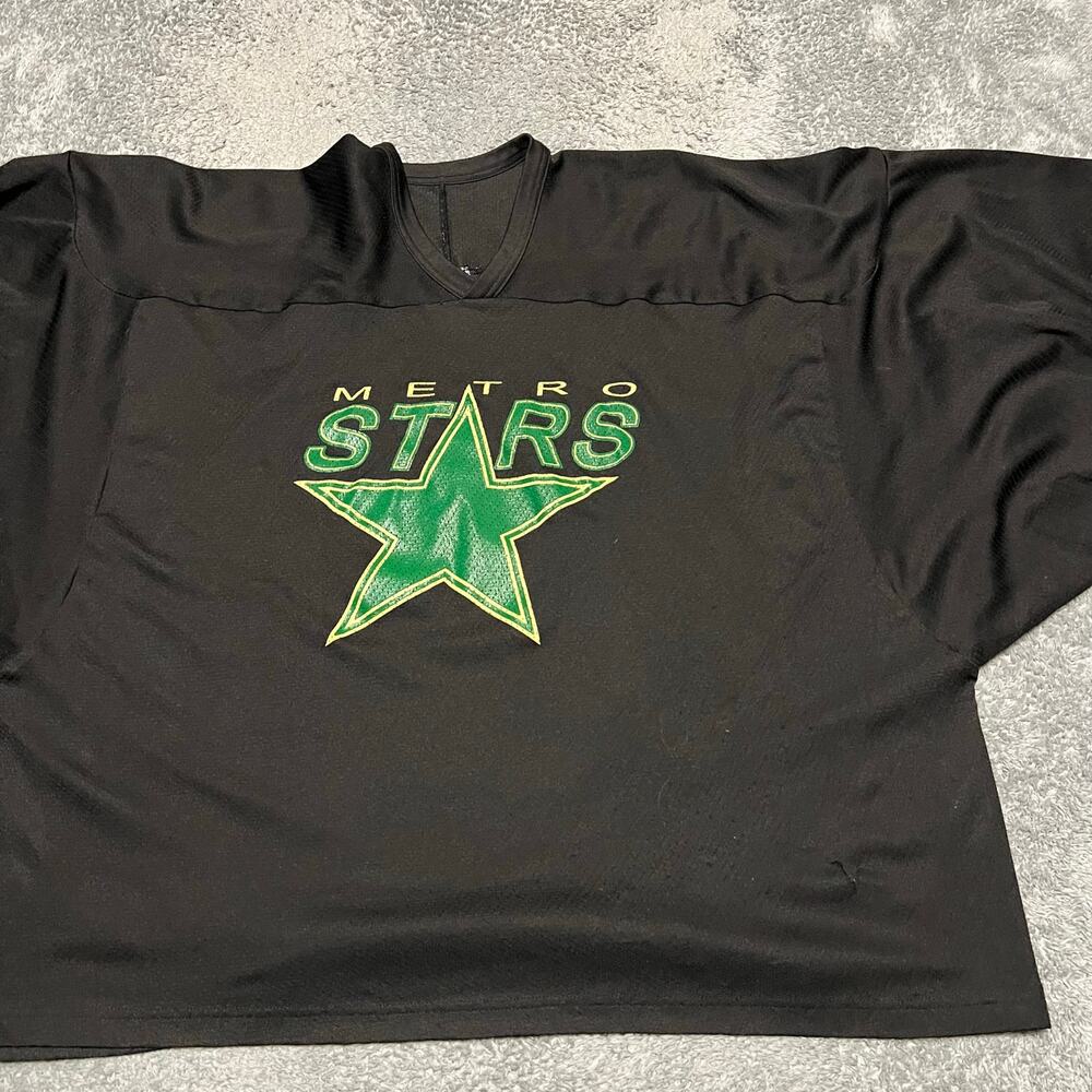 Vintage 1990's CCM Metro Stars Hockey Goalie Jersey